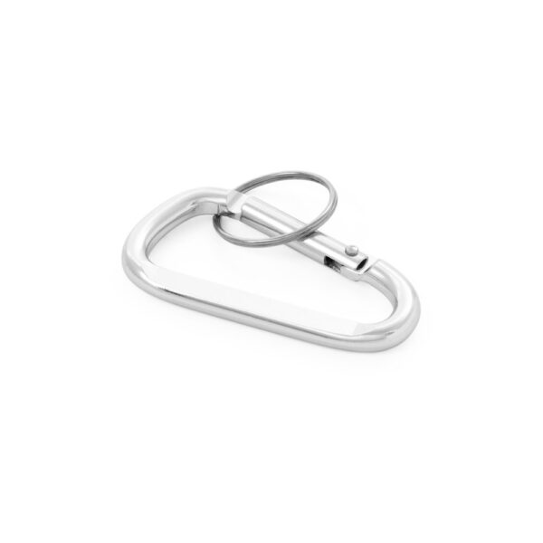 MATTHEW. Karabinerclip aus Aluminium mit Schlüsselring