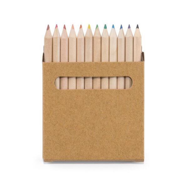 COLOURED. Buntstift Schachtel mit 12 Buntstiften