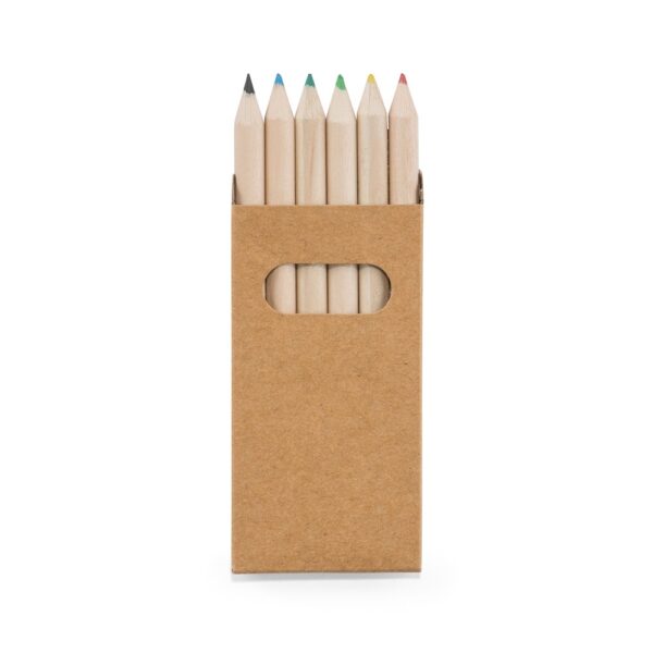 BIRD. Buntstift Schachtel mit 6 Buntstiften