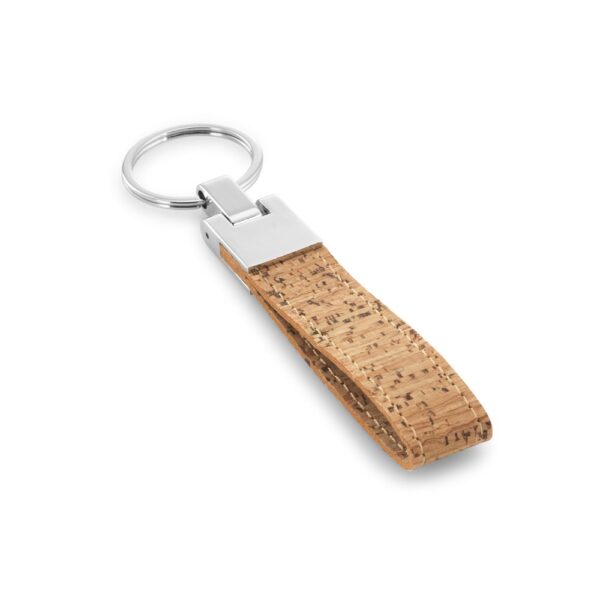 CORKS. Schlüsselanhänger aus Kork und Metall - Natürlich