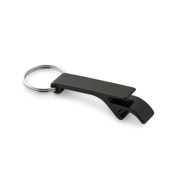 BAITT. Schlüsselanhänger aus Aluminium mit Flaschenöffner - schwarz