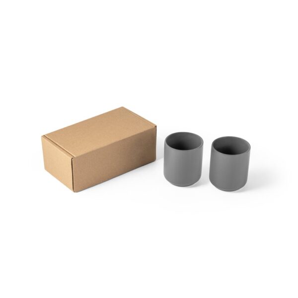 OWENS. Keramikbecherset 280 ml - dunkelgrau, 280 mL