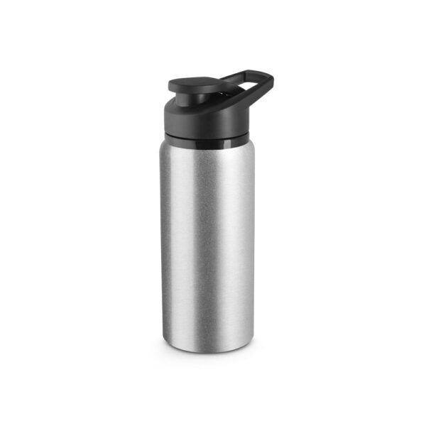 SHAWN. Sportflasche aus 90% recyceltem aluminium - Satinsilber, 660 ml