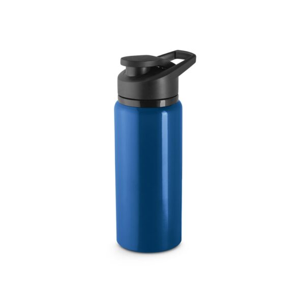 SHAWN. Sportflasche aus 90% recyceltem aluminium - dunkelblau, 660 ml