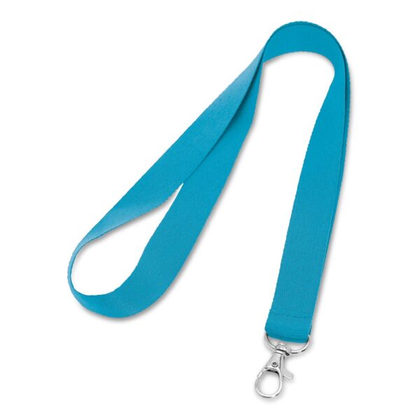LARIAT. Lanyard aus Polyester mit 20mm Breite - hellblau
