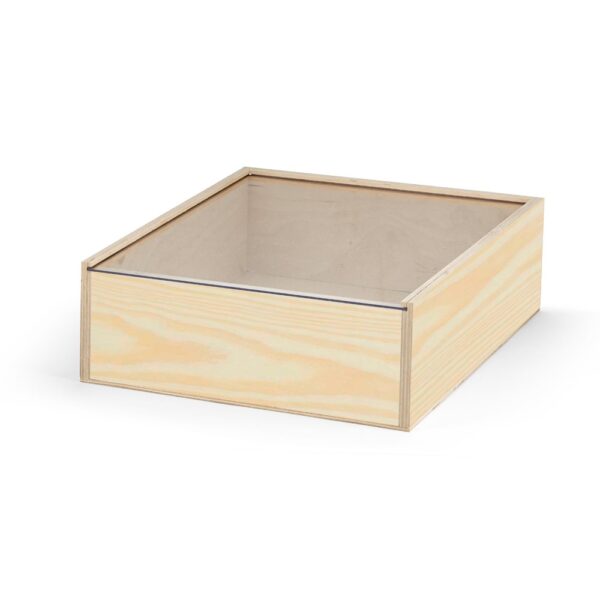 BOXIE CLEAR L. Holzschachtel L - Natur - dunkel