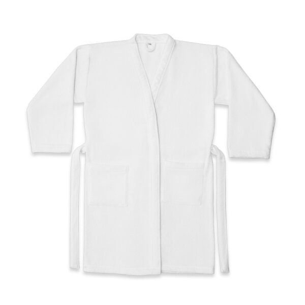 RUFFALO LARGE. Bademantel (350 g/m²) aus Baumwolle (82%) und recycelter Baumwolle (18%)