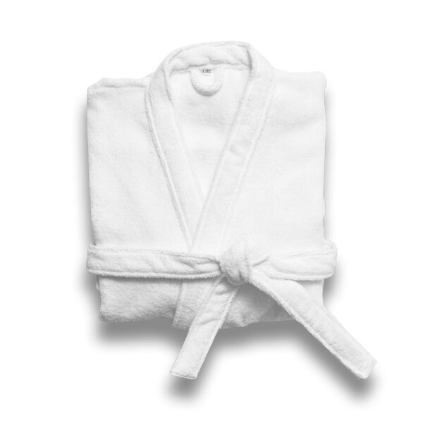 RUFFALO LARGE. Bademantel (350 g/m²) aus Baumwolle (82%) und recycelter Baumwolle (18%)