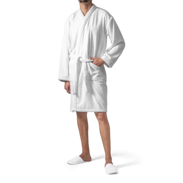 RUFFALO. Bademantel (350 g/m²) aus Baumwolle (82%) und recycelter Baumwolle (18%)