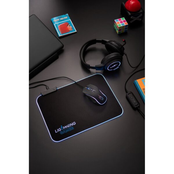THORNE MOUSE RGB. Gaming-Maus mit 1.5 m Kabel und RGB-LED-Leuchten aus ABS