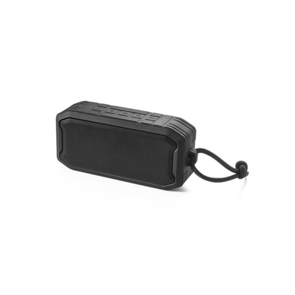 SHEERAN. Lautsprecher 10W mit 9 Stunden Akkulaufzeit und IPX7 aus 100% rABS - schwarz