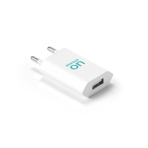 WOESE. Netzadapter USB-A 5W aus recyceltes ABS (100% rABS)