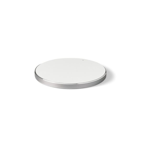 JOULE. Chnelles 10W wireless Ladegerät aus Aluminium und ABS - weiss