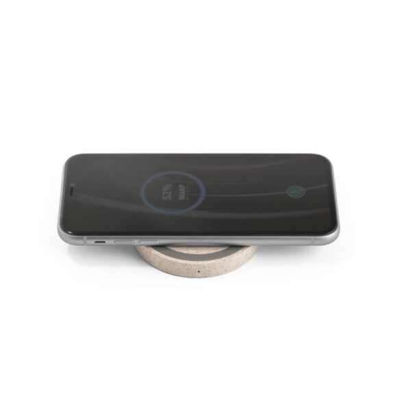 CUVIER. 5W wireless Ladegerät aus ABS und Strohfaser