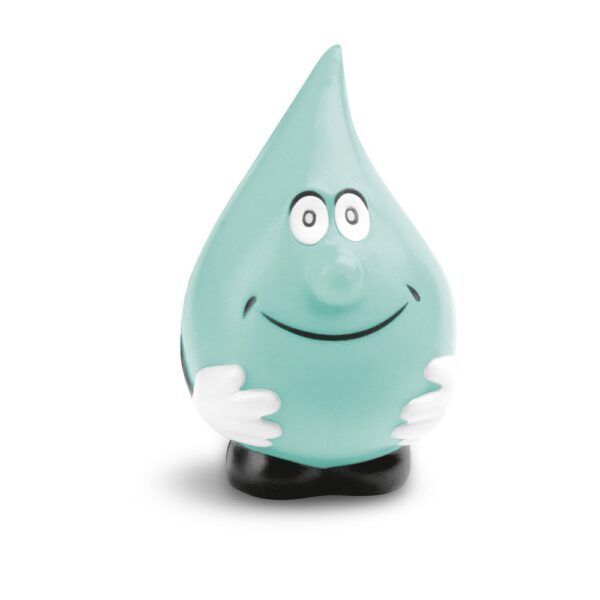 BLUS. Anti-Stressball aus PU - hellblau