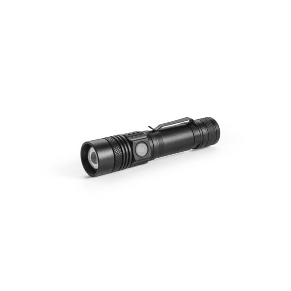 UNGAR. Wiederaufladbare 5W-Aluminium-Taschenlampe - schwarz
