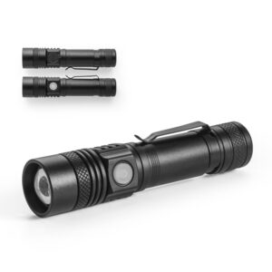 UNGAR. Wiederaufladbare 5W-Aluminium-Taschenlampe
