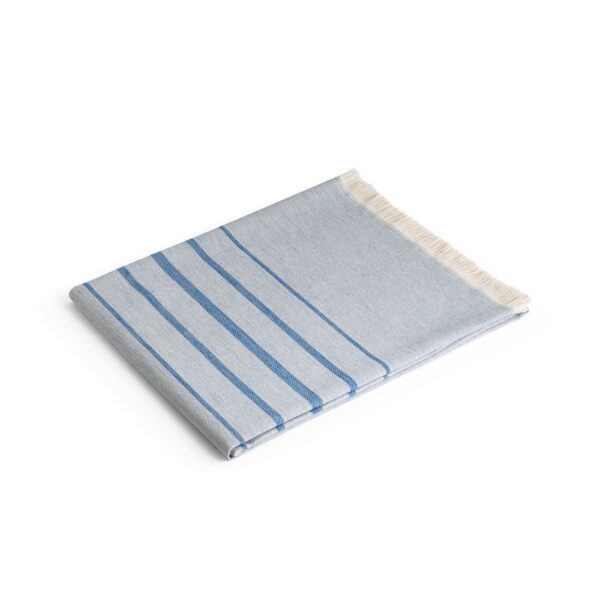 CAPLAN. Multifunktionstuch (260 g/m²) aus Baumwolle (90%) und recycelter Baumwolle (10%) - blau