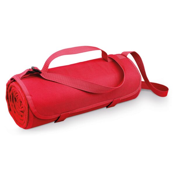 FLEECE. Fleecedecke (160 g/m²) - rot