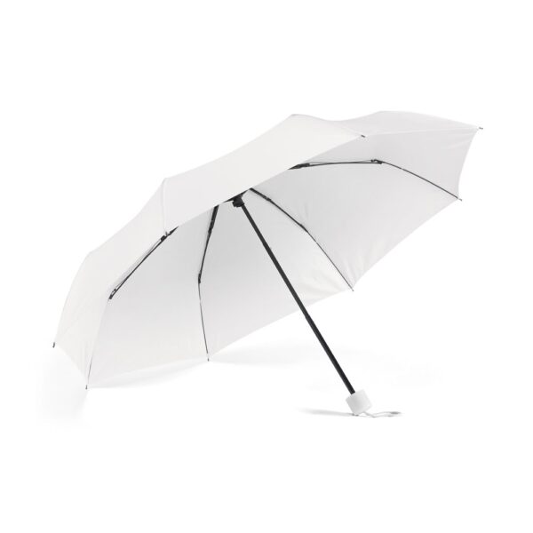 MARIA. Taschenschirm aus 190T-Polyester - weiss