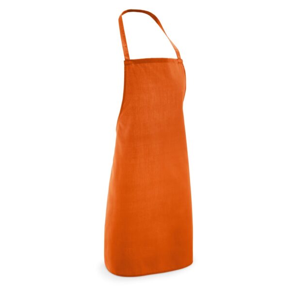 CURRY. Schürze aus Baumwolle und Polyester (180 g/m²) - orange