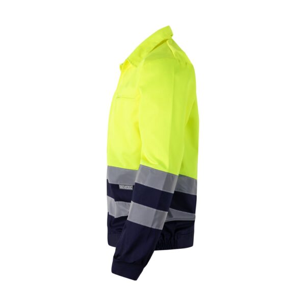 VL NEPTUNE. Zweifarbige Twill-Jacke (210g/m²) aus Polyester (80%) und Baumwolle (20%)