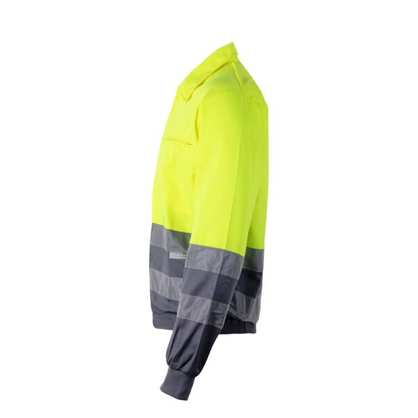 VL NEPTUNE. Zweifarbige Twill-Jacke (210g/m²) aus Polyester (80%) und Baumwolle (20%)