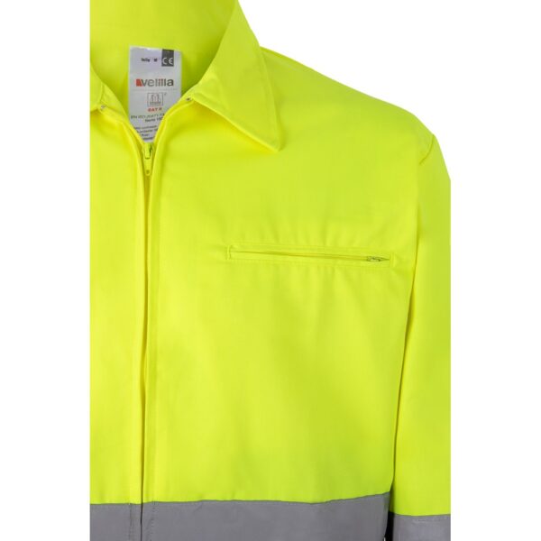 VL NEPTUNE. Zweifarbige Twill-Jacke (210g/m²) aus Polyester (80%) und Baumwolle (20%)