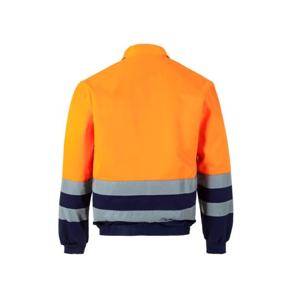 VL NEPTUNE. Zweifarbige Twill-Jacke (210g/m²) aus Polyester (80%) und Baumwolle (20%)