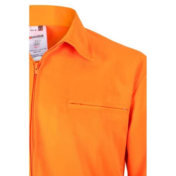 VL NEPTUNE. Zweifarbige Twill-Jacke (210g/m²) aus Polyester (80%) und Baumwolle (20%)