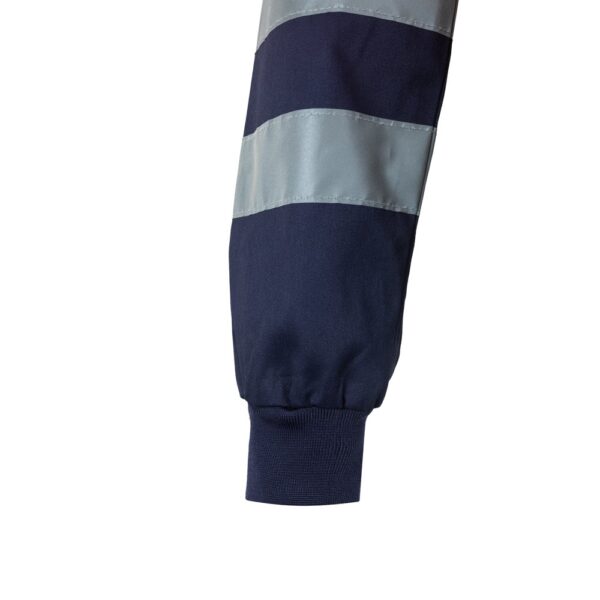 VL NEPTUNE. Zweifarbige Twill-Jacke (210g/m²) aus Polyester (80%) und Baumwolle (20%)