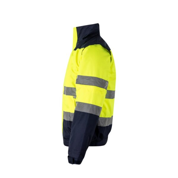 VL JUPITER. Zweifarbige Steppjacke (180g/m²) aus Polyester (100%) mit PU-Beschichtung