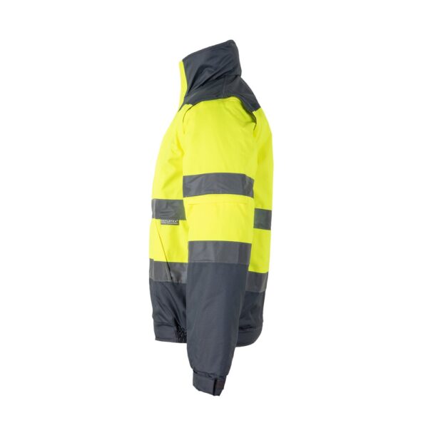 VL JUPITER. Zweifarbige Steppjacke (180g/m²) aus Polyester (100%) mit PU-Beschichtung