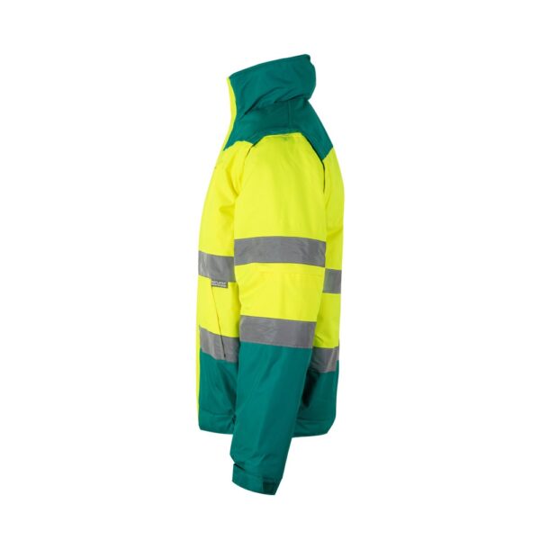 VL JUPITER. Zweifarbige Steppjacke (180g/m²) aus Polyester (100%) mit PU-Beschichtung
