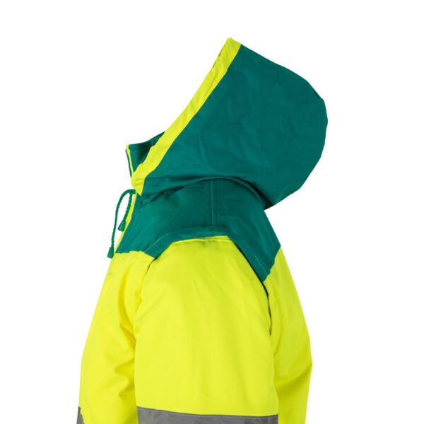 VL JUPITER. Zweifarbige Steppjacke (180g/m²) aus Polyester (100%) mit PU-Beschichtung