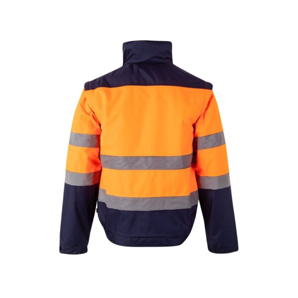 VL JUPITER. Zweifarbige Steppjacke (180g/m²) aus Polyester (100%) mit PU-Beschichtung