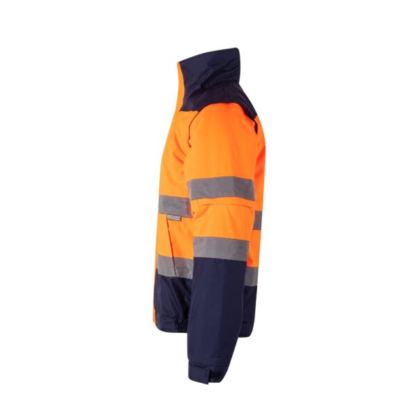 VL JUPITER. Zweifarbige Steppjacke (180g/m²) aus Polyester (100%) mit PU-Beschichtung