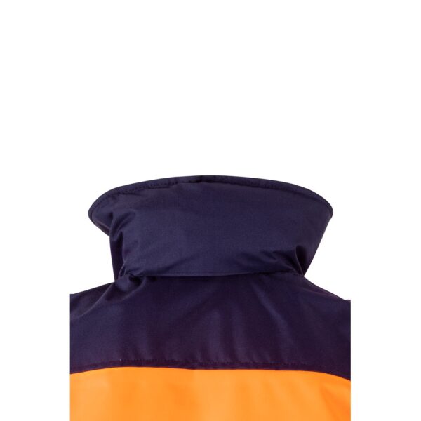 VL JUPITER. Zweifarbige Steppjacke (180g/m²) aus Polyester (100%) mit PU-Beschichtung