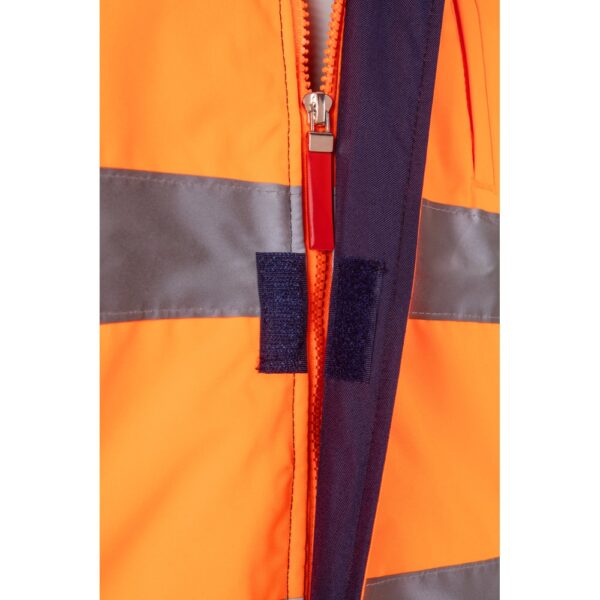 VL JUPITER. Zweifarbige Steppjacke (180g/m²) aus Polyester (100%) mit PU-Beschichtung