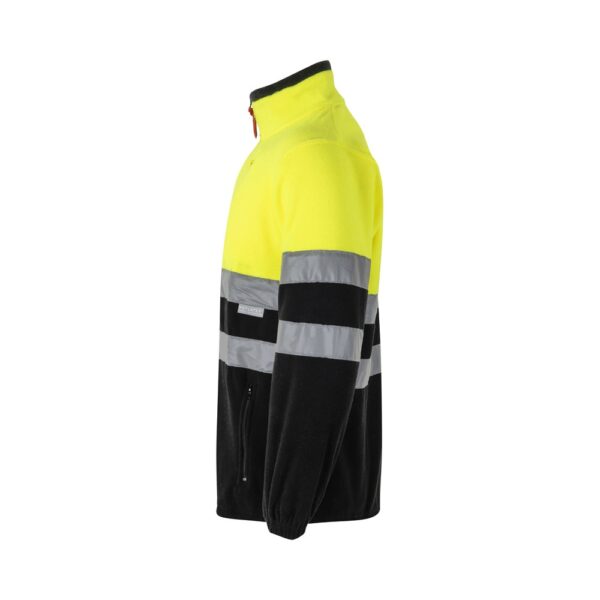 VL EROS LARGE. Zweifarbige Fleecejacke (280g/m²), aus Polyester (100%)