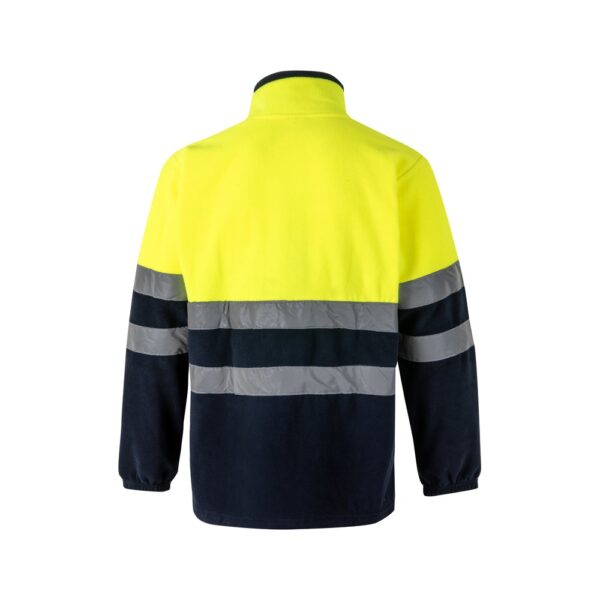 VL EROS LARGE. Zweifarbige Fleecejacke (280g/m²), aus Polyester (100%)