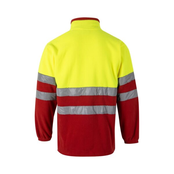 VL EROS LARGE. Zweifarbige Fleecejacke (280g/m²), aus Polyester (100%)