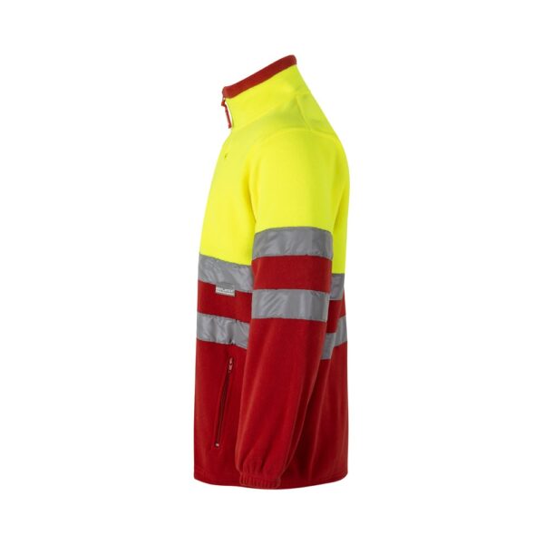 VL EROS LARGE. Zweifarbige Fleecejacke (280g/m²), aus Polyester (100%)