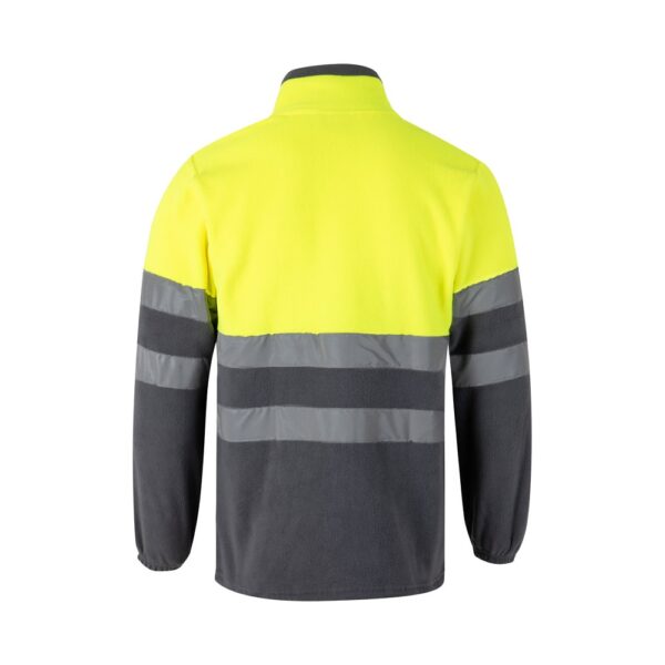VL EROS LARGE. Zweifarbige Fleecejacke (280g/m²), aus Polyester (100%)