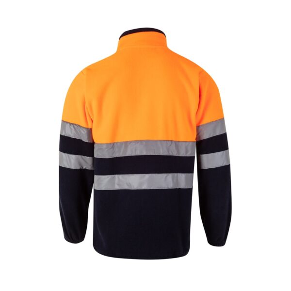 VL EROS LARGE. Zweifarbige Fleecejacke (280g/m²), aus Polyester (100%)