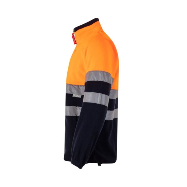 VL EROS LARGE. Zweifarbige Fleecejacke (280g/m²), aus Polyester (100%)