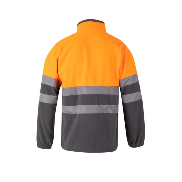 VL EROS LARGE. Zweifarbige Fleecejacke (280g/m²), aus Polyester (100%)