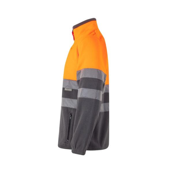 VL EROS LARGE. Zweifarbige Fleecejacke (280g/m²), aus Polyester (100%)