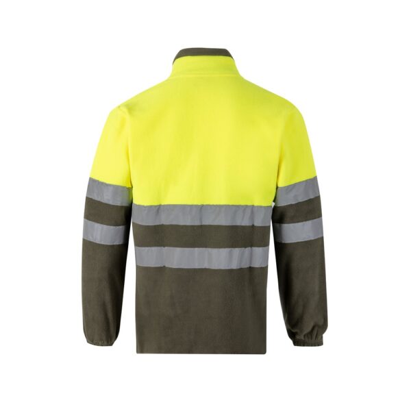 VL EROS LARGE. Zweifarbige Fleecejacke (280g/m²), aus Polyester (100%)