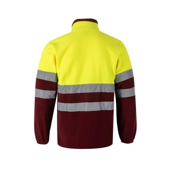 VL EROS LARGE. Zweifarbige Fleecejacke (280g/m²), aus Polyester (100%)